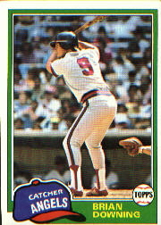 1981 Topps Baseball Cards      263     Brian Downing